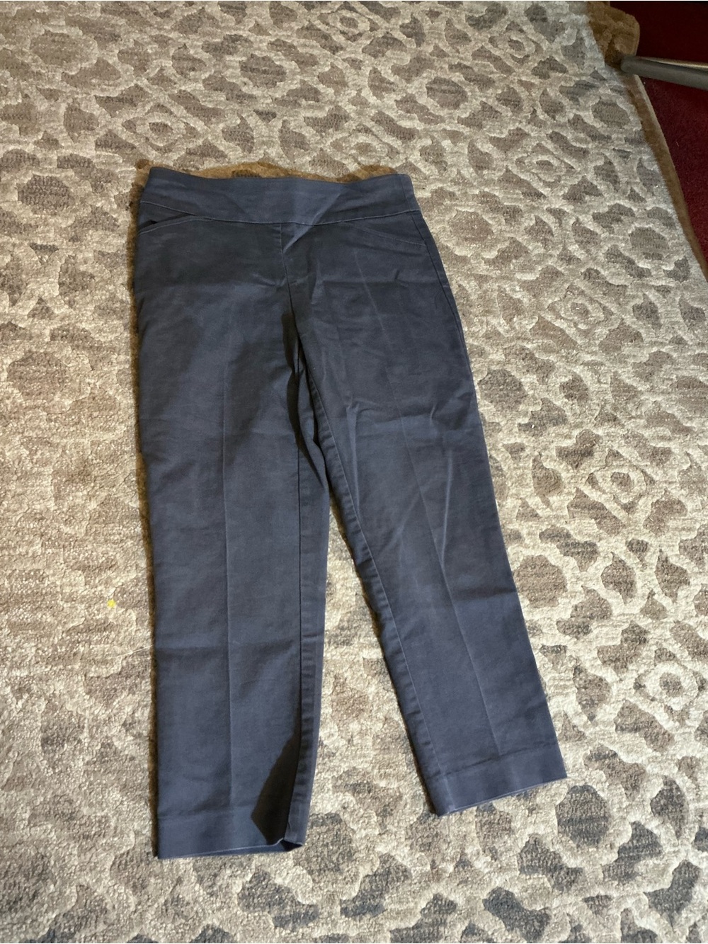 croft & barrow Slate Blue Stretch Pull-On Pants